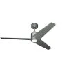 Reveal WiFi 52 in. Integrated LED Indoor/Outdoor Brushed Nickel Ceiling Fan with Light with Remote Control by TroposAir -Philips Lighting Shop brushed nickel troposair ceiling fans with lights 88534 36002 64 1000