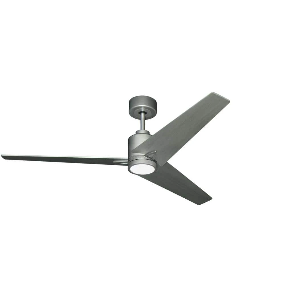 Reveal WiFi 52 in. Integrated LED Indoor/Outdoor Brushed Nickel Ceiling Fan with Light with Remote Control by TroposAir 3 Reveal WiFi 52 in. Integrated LED Indoor/Outdoor Brushed Nickel Ceiling Fan with Light with Remote Control by TroposAir