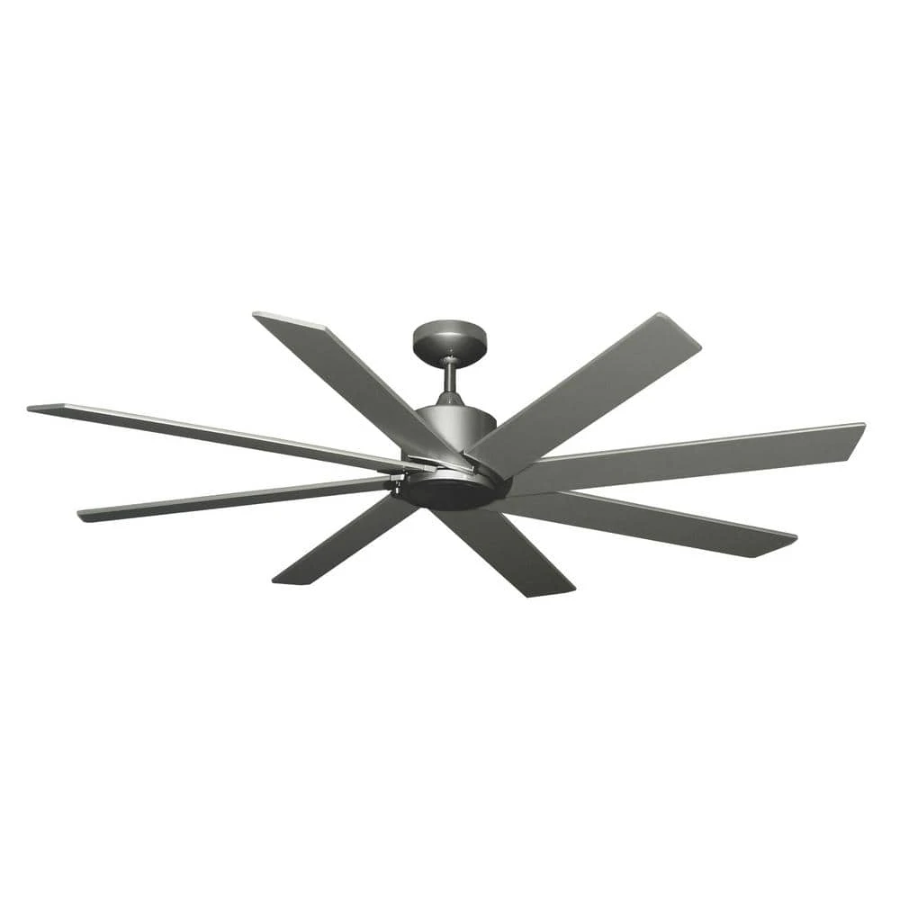 Northstar 60 in. LED Light Brushed Nickel BN-1 Ceiling Fan with Remote Control by TroposAir 3 Northstar 60 in. LED Light Brushed Nickel BN-1 Ceiling Fan with Remote Control by TroposAir