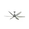 Titan II Wi-Fi 66 in. Indoor/Outdoor Brushed Nickel/Stone Smart Ceiling Fan with Remote Control by TroposAir 2 Titan II Wi-Fi 66 in. Indoor/Outdoor Brushed Nickel/Stone Smart Ceiling Fan with Remote Control by TroposAir -Philips Lighting Shop brushed nickel troposair ceiling fans without lights 88257 88274 64 1000
