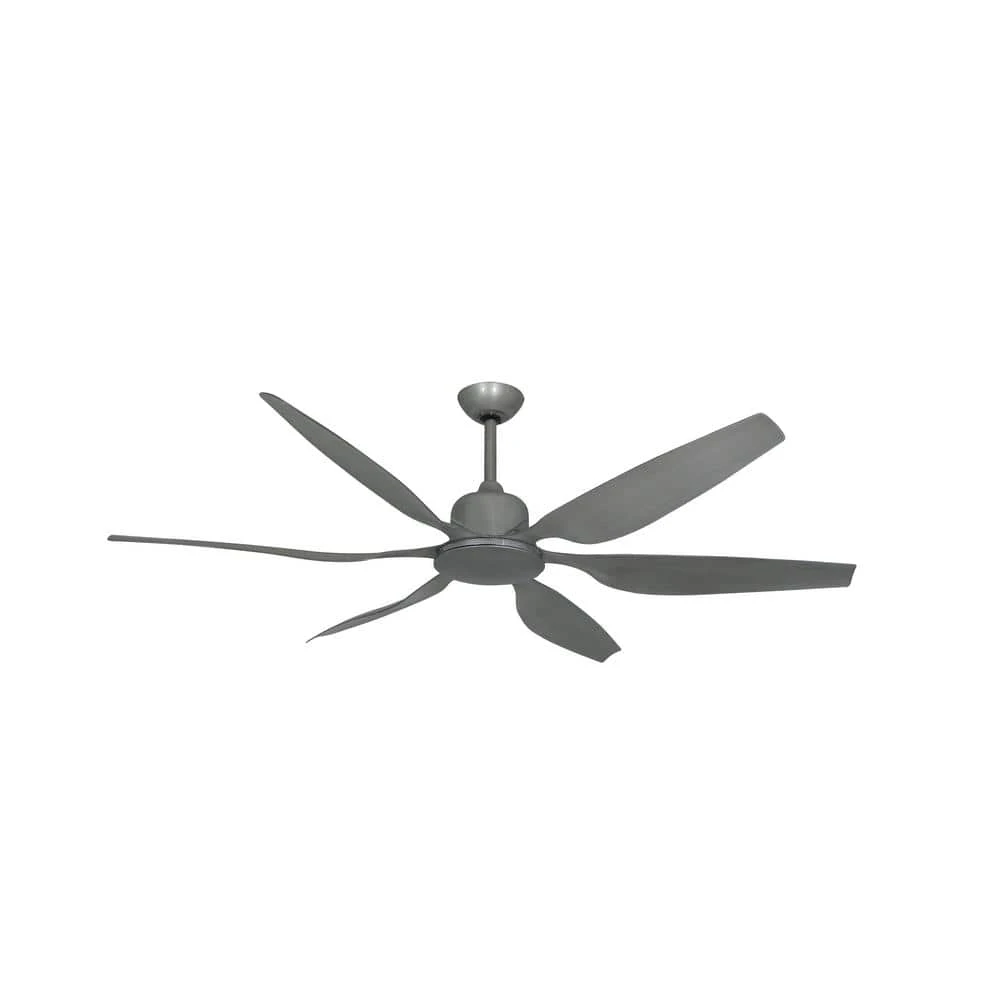 Titan II Wi-Fi 66 in. Indoor/Outdoor Brushed Nickel Smart Ceiling Fan with Remote Control by TroposAir 3 Titan II Wi-Fi 66 in. Indoor/Outdoor Brushed Nickel Smart Ceiling Fan with Remote Control by TroposAir