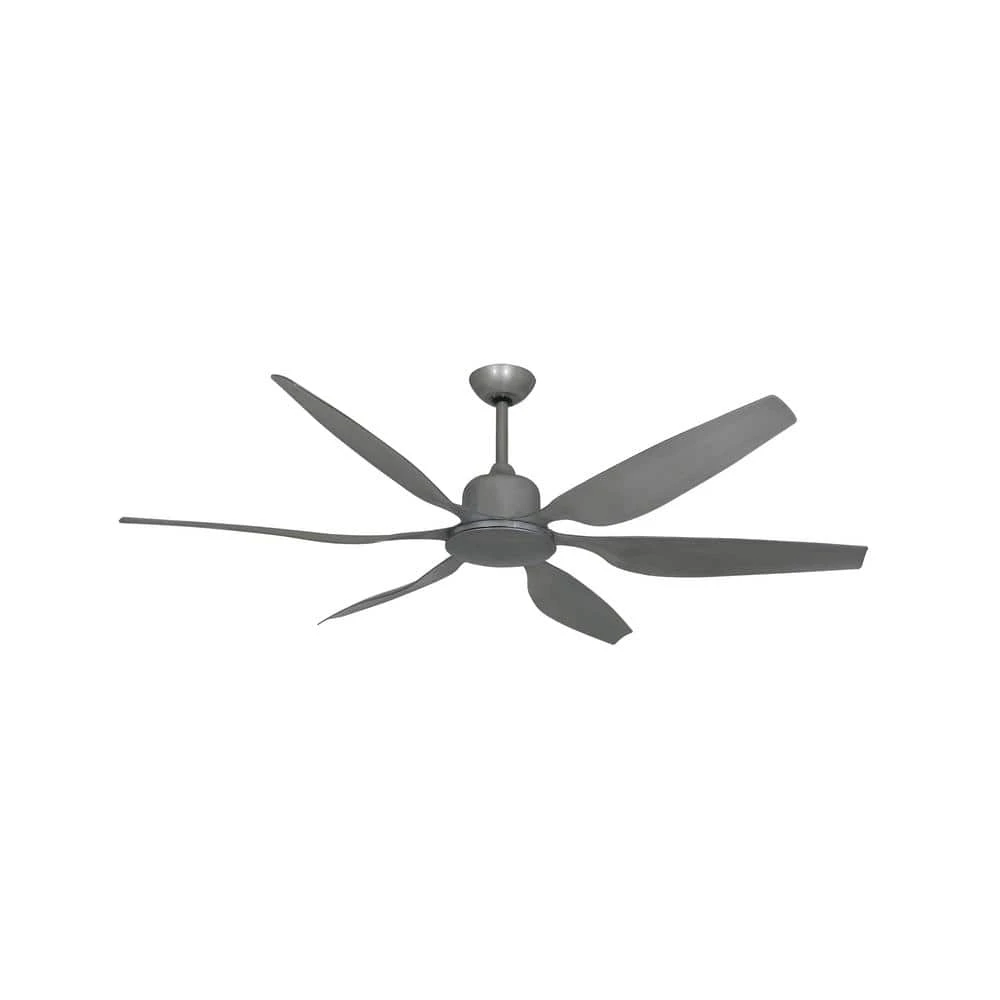 Titan II Wi-Fi 66 in. Indoor/Outdoor Brushed Nickel Smart Ceiling Fan with Remote Control by TroposAir 4 Titan II Wi-Fi 66 in. Indoor/Outdoor Brushed Nickel Smart Ceiling Fan with Remote Control by TroposAir - Image 2