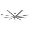 Liberator WiFi 96 in. Indoor/Outdoor Brushed Nickel Smart Ceiling Fan with Remote Control by TroposAir 1 Liberator WiFi 96 in. Indoor/Outdoor Brushed Nickel Smart Ceiling Fan with Remote Control by TroposAir -Philips Lighting Shop brushed nickel troposair ceiling fans without lights 88504 88514 64 1000