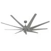 Liberator WiFi 82 in. Indoor/Outdoor Brushed Nickel Smart Ceiling Fan with Remote Control by TroposAir 1 Liberator WiFi 82 in. Indoor/Outdoor Brushed Nickel Smart Ceiling Fan with Remote Control by TroposAir -Philips Lighting Shop brushed nickel troposair ceiling fans without lights 88504 88516 64 1000