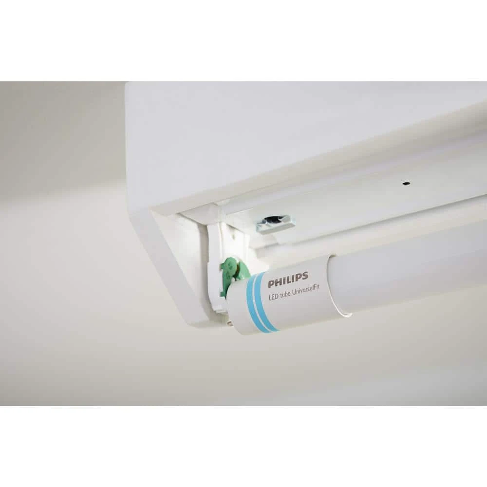 32W T8/40W T12 Equivalent 4 ft. Type A Linear Universal Fit Daylight LED Tube Light Bulb (5000K) (2-Pack) by Philips 11 32W T8/40W T12 Equivalent 4 ft. Type A Linear Universal Fit Daylight LED Tube Light Bulb (5000K) (2-Pack) by Philips - Image 9