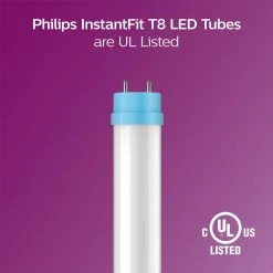 32W Equivalent 4 ft. Linear T8 Type A Instant Fit Cool White LED Tube Light Bulb (4000K) (10-Pack) by Philips 20 32W Equivalent 4 ft. Linear T8 Type A Instant Fit Cool White LED Tube Light Bulb (4000K) (10-Pack) by Philips -Philips Lighting Shop frosted philips led tube lights 542100 66 1000