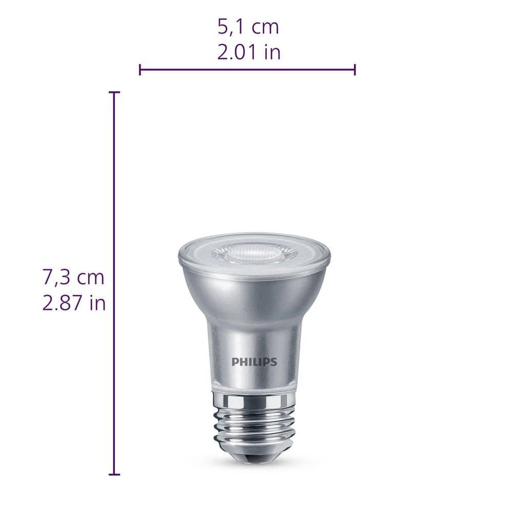 50-Watt Equivalent PAR16 Ultra-Definition Dimmable E26 LED Light Bulb Bright White 3000K (3-Pack) by Philips 11 50-Watt Equivalent PAR16 Ultra-Definition Dimmable E26 LED Light Bulb Bright White 3000K (3-Pack) by Philips - Image 9