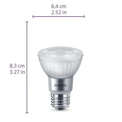 75-Watt Equivalent PAR20 Ultra Definition Dimmable High Output E26 LED Light Bulb Daylight 5000K (1-Pack) by Philips -Philips Lighting Shop glass philips led light bulbs 573204 fa 1000