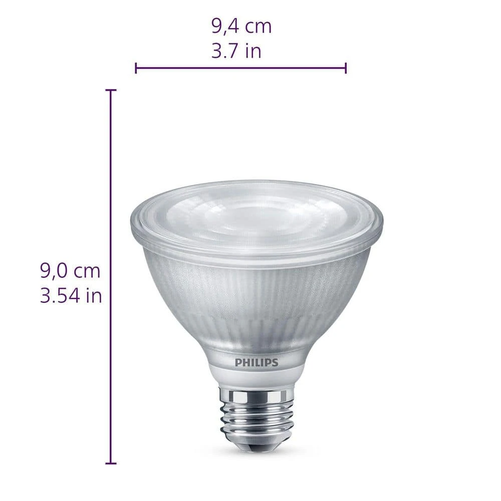 75-Watt Equivalent PAR30s Ultra Definition Dimmable High Output E26 LED Light Bulb Bright White 3000K (1-Pack) by Philips 10 75-Watt Equivalent PAR30s Ultra Definition Dimmable High Output E26 LED Light Bulb Bright White 3000K (1-Pack) by Philips - Image 8