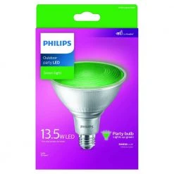 90-Watt Equivalent PAR 38 LED Flood in Green by Philips -Philips Lighting Shop green philips colored light bulbs 568287 4f 1000