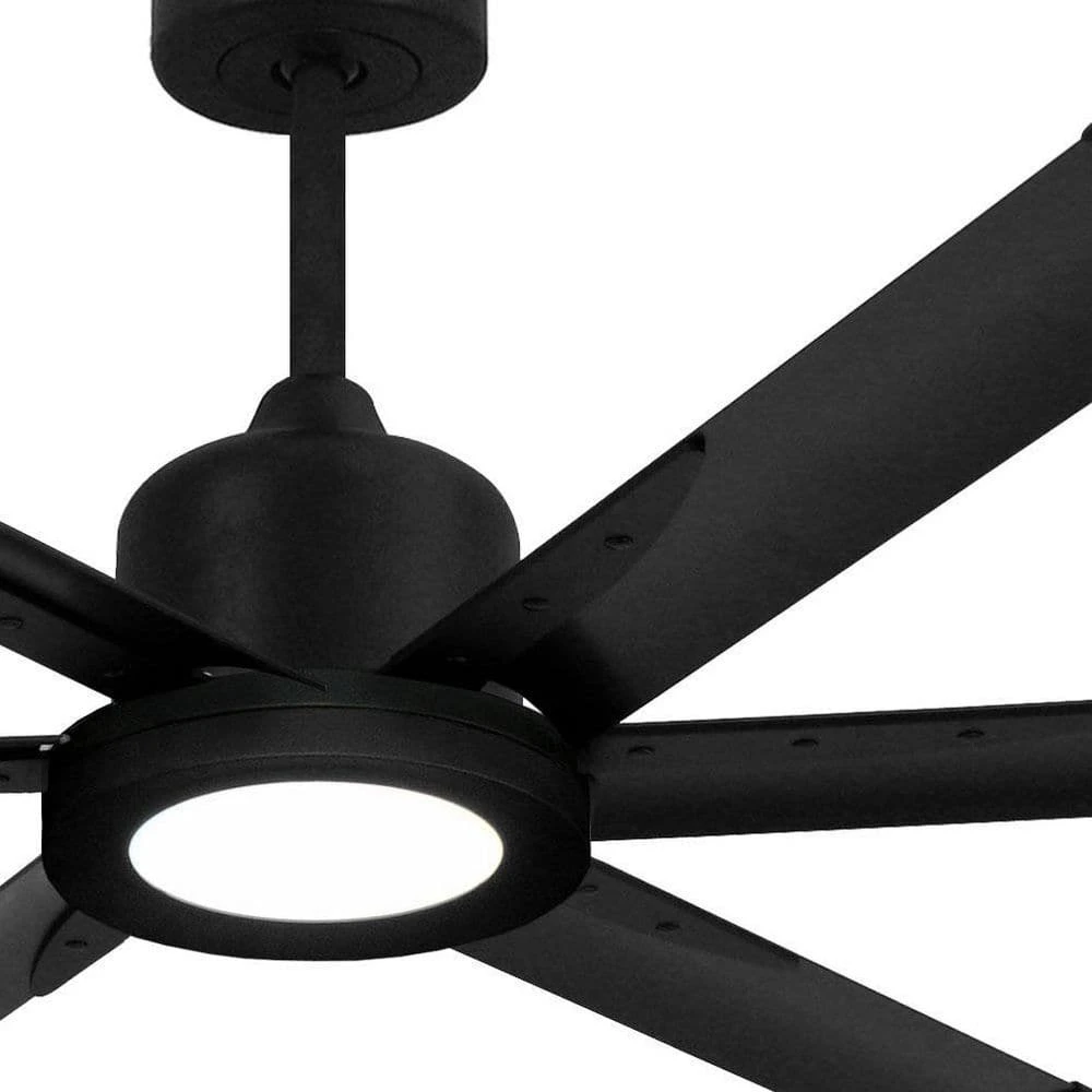 Titan II Wifi 52 in. Integrated LED Indoor/Outdoor Matte Black Smart Ceiling Fan with Remote Control by TroposAir 4 Titan II Wifi 52 in. Integrated LED Indoor/Outdoor Matte Black Smart Ceiling Fan with Remote Control by TroposAir - Image 2