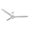 Solara 60 in. Indoor/Outdoor Matte Pure White Ceiling Fan and LED Light with Remote Control by TroposAir 1 Solara 60 in. Indoor/Outdoor Matte Pure White Ceiling Fan and LED Light with Remote Control by TroposAir -Philips Lighting Shop matte pure white troposair ceiling fans with lights 88484 36307 64 1000