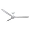 Solara 60 in. Indoor/Outdoor Matte Pure White Shore White Ceiling Fan with Remote Control by TroposAir -Philips Lighting Shop matte pure white troposair ceiling fans without lights 88484 64 1000