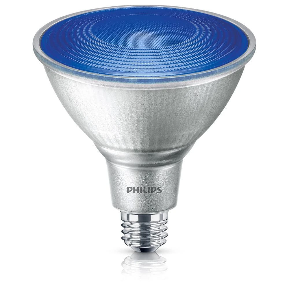 90-Watt Equivalent PAR 38 LED Flood Blue by Philips 3 90-Watt Equivalent PAR 38 LED Flood Blue by Philips