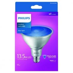 90-Watt Equivalent PAR 38 LED Flood in Blue by Philips 9 90-Watt Equivalent PAR 38 LED Flood in Blue by Philips -Philips Lighting Shop n a philips colored light bulbs 568261 4f 1000