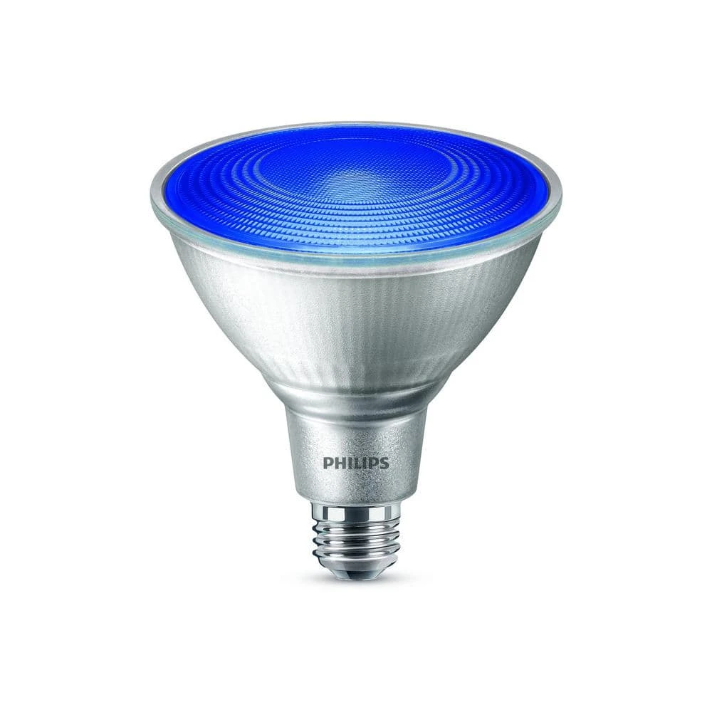 90-Watt Equivalent PAR 38 LED Flood in Blue by Philips 3 90-Watt Equivalent PAR 38 LED Flood in Blue by Philips