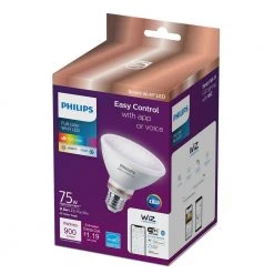 Color and Tunable White PAR30S 75W Equivalent Dimmable Smart Wi-Fi WiZ Connected LED Light Bulb by Philips -Philips Lighting Shop n a philips led light bulbs 567149 a0 1000