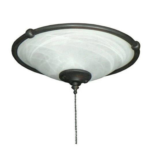 173 Ringed Bowl Oil Rubbed Bronze Ceiling Fan Light by TroposAir 3 173 Ringed Bowl Oil Rubbed Bronze Ceiling Fan Light by TroposAir -Philips Lighting Shop oil rubbed bronze troposair ceiling fan light kits 2113 64 1000