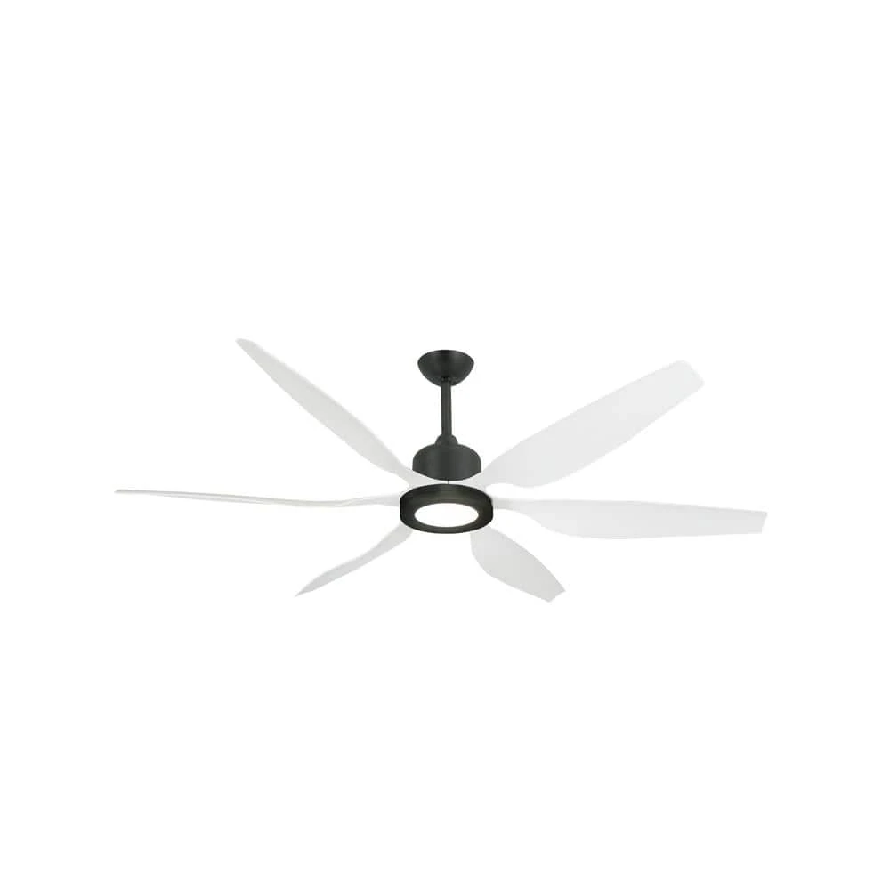 Titan II Wi-Fi 66 in. Integrated LED Indoor/Outdoor Oil Rubbed Bronze/PW Smart Ceiling Fan with Remote Control by TroposAir 3 Titan II Wi-Fi 66 in. Integrated LED Indoor/Outdoor Oil Rubbed Bronze/PW Smart Ceiling Fan with Remote Control by TroposAir