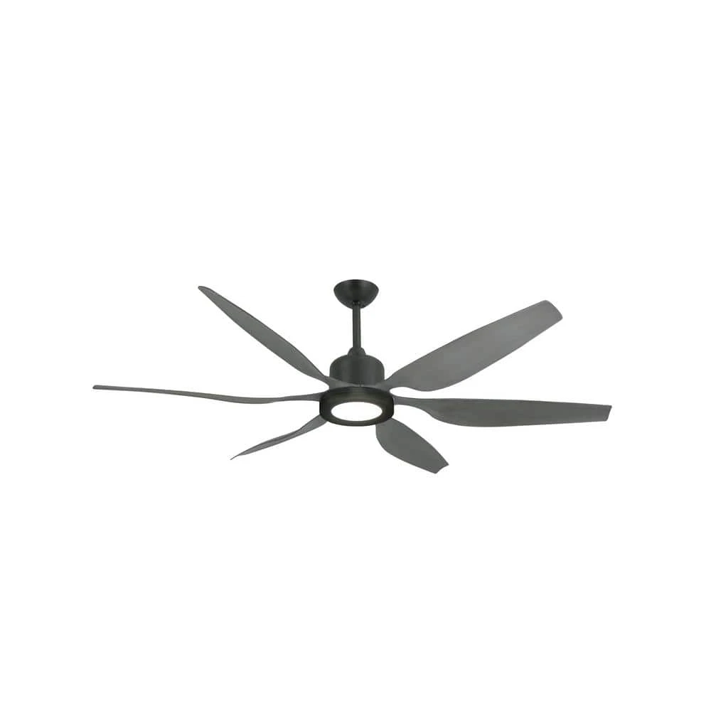 Titan II Wi-Fi 66 in. Integrated LED Indoor/Outdoor Oil Rubbed Bronze/BN Smart Ceiling Fan with Remote Control by TroposAir 3 Titan II Wi-Fi 66 in. Integrated LED Indoor/Outdoor Oil Rubbed Bronze/BN Smart Ceiling Fan with Remote Control by TroposAir