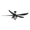 St. Augustine 59 in. Indoor/Outdoor Oil Rubbed Bronze Ceiling Fan with Light by TroposAir -Philips Lighting Shop oil rubbed bronze troposair ceiling fans with lights 88730 64 1000
