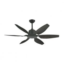 Titan II Wi-Fi 52 in. Resin Indoor/Outdoor Oil Rubbed Bronze Smart Ceiling Fan with Remote Control by TroposAir