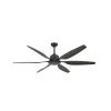 Titan II Wi-Fi 66 in. Indoor/Outdoor Oil Rubbed Bronze Smart Ceiling Fan with Remote Control by TroposAir 2 Titan II Wi-Fi 66 in. Indoor/Outdoor Oil Rubbed Bronze Smart Ceiling Fan with Remote Control by TroposAir -Philips Lighting Shop oil rubbed bronze troposair ceiling fans without lights 88256 88275 64 1000