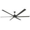 Titan II Wi-Fi 84 in. Indoor/Outdoor Oil Rubbed Bronze Smart Ceiling Fan with Remote Control by TroposAir 2 Titan II Wi-Fi 84 in. Indoor/Outdoor Oil Rubbed Bronze Smart Ceiling Fan with Remote Control by TroposAir -Philips Lighting Shop oil rubbed bronze troposair ceiling fans without lights 88256 88279 64 1000