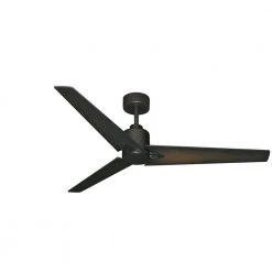 Reveal Wi-Fi 52 in. Indoor/Outdoor Oil Rubbed Bronze Ceiling Fan with Remote Control by TroposAir