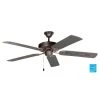 ProSeries Builder 52 in. Oil Rubbed Bronze Outdoor Ceiling Fan by TroposAir -Philips Lighting Shop oil rubbed bronze troposair ceiling fans without lights 88802 64 1000