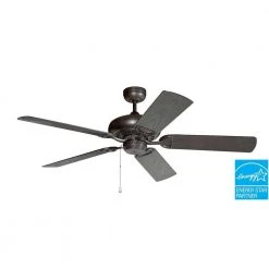 ProSeries Deluxe Builder 52 in. Oil Rubbed Bronze Outdoor Ceiling Fan by TroposAir -Philips Lighting Shop oil rubbed bronze troposair ceiling fans without lights 88803 a0 1000