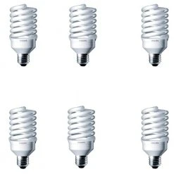Philips Lighting Shop 20 100-Watt Equivalent T2 Spiral CFL Light Bulb Soft White (2700K) (6-Pack) by Philips