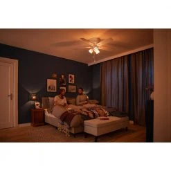 60-Watt Equivalent A15 Dimmable Candelabra Base LED Light Bulb Soft White with Warm Glow Dimming Effect (8-Pack) by Philips -Philips Lighting Shop philips edison bulbs 548999 a0 1000 1