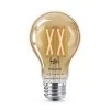 Amber A19 LED 40W Equivalent Dimmable Smart Wi-Fi Wiz Connected Wireless Light Bulb by Philips -Philips Lighting Shop philips edison bulbs 555524 64 1000