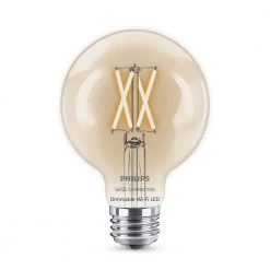 Soft White G25 LED 40-Watt Equivalent Dimmable Smart Wi-Fi Wiz Connected Wireless Light Bulb by Philips