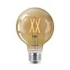 Amber G25 LED 40W Equivalent Dimmable Smart Wi-Fi Wiz Connected Wireless Light Bulb by Philips -Philips Lighting Shop philips edison bulbs 555540 64 1000