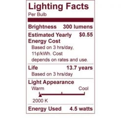40-Watt Equivalent G25 Dimmable Vintage Glass Edison LED Globe Light Bulb Amber Warm White (2000K) (1-Bulb) by Philips -Philips Lighting Shop philips edison bulbs 556811 66 1000