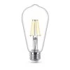 40-Watt Equivalent ST19 Clear Glass Dimmable E26 Vintage Edison LED Light Bulb Soft White 2700K (2-Pack) by Philips