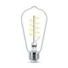 60-Watt Equivalent ST19 Spiral Filament E26 Base LED Vintage Edison LED Light Bulb 2700K Soft White (1-Pack) by Philips 2 60-Watt Equivalent ST19 Spiral Filament E26 Base LED Vintage Edison LED Light Bulb 2700K Soft White (1-Pack) by Philips -Philips Lighting Shop philips edison bulbs 565838 64 1000
