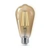 75-Watt Equivalent ST19 Glass Dimmable E26 Vintage Edison LED Light Bulb Amber 2000K (2-Pack) by Philips -Philips Lighting Shop philips edison bulbs 565969 64 1000