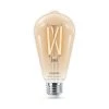 Tunable White ST19 60W Equivalent Dimmable Smart Wi-Fi WiZ Connected Vintage Edison LED Light Bulb by Philips 2 Tunable White ST19 60W Equivalent Dimmable Smart Wi-Fi WiZ Connected Vintage Edison LED Light Bulb by Philips -Philips Lighting Shop philips edison bulbs 567172 64 1000