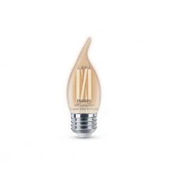 Tunable White BA11 40W Equivalent Medium E26 Base Dimmable Smart Wi-Fi WiZ Connected LED Light Bulb by Philips