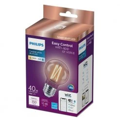 Tunable White G16.5 40W Equivalent Dimmable Smart Wi-Fi WiZ Connected Vintage Edison LED Light Bulb by Philips -Philips Lighting Shop philips edison bulbs 567271 4f 1000