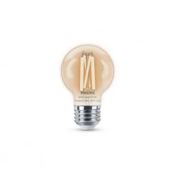 Tunable White G16.5 40W Equivalent Dimmable Smart Wi-Fi WiZ Connected Vintage Edison LED Light Bulb by Philips