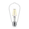 40-Watt Equivalent ST19 Clear Glass Dimmable E26 Vintage Edison LED Light Bulb Soft White 2700K (4-Pack) by Philips 2 40-Watt Equivalent ST19 Clear Glass Dimmable E26 Vintage Edison LED Light Bulb Soft White 2700K (4-Pack) by Philips -Philips Lighting Shop philips edison bulbs 573989 64 1000