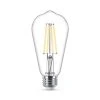 75-Watt Equivalent ST19 Clear Glass Dimmable E26 Vintage Edison LED Light Bulb Daylight 5000K (2-Pack) by Philips 2 75-Watt Equivalent ST19 Clear Glass Dimmable E26 Vintage Edison LED Light Bulb Daylight 5000K (2-Pack) by Philips -Philips Lighting Shop philips edison bulbs 574012 64 1000