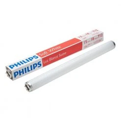 15-Watt 18 in. Linear T12 Fluorescent Tube Light Bulb, Soft White (3000K) (6-Pack) by Philips -Philips Lighting Shop philips fluorescent tube lights 141465 77 1000