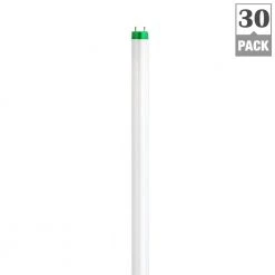 32-Watt 4 ft. TuffGuard ALTO Plus Linear T8 Fluorescent Tube Light Bulb, Bright White (5000K) (30-Pack) by Philips -Philips Lighting Shop philips fluorescent tube lights 283473 40 1000