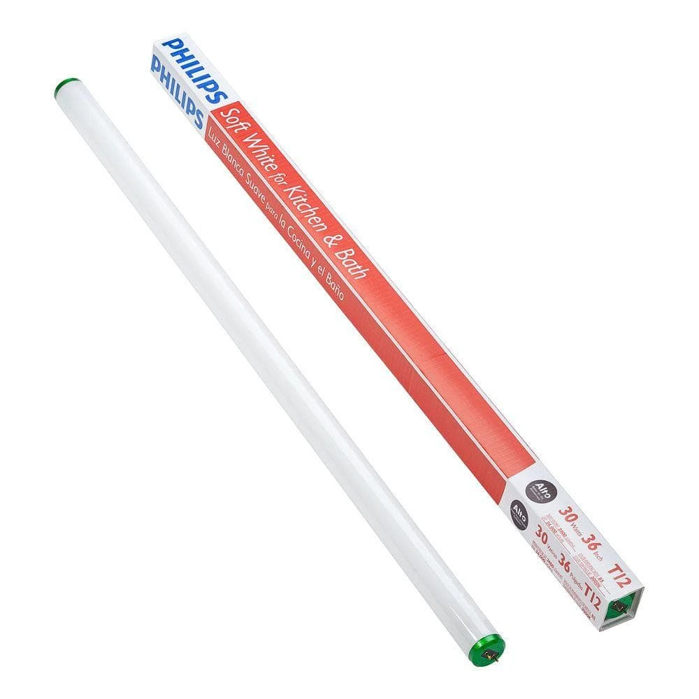 30-Watt 3 ft. Linear T12 Fluorescent Tube Light Bulb Soft White (3000K) by Philips 3 30-Watt 3 ft. Linear T12 Fluorescent Tube Light Bulb Soft White (3000K) by Philips