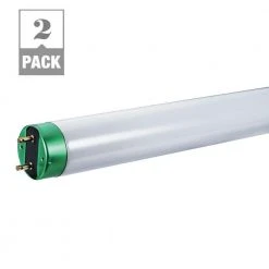 32-Watt 4 ft. Linear T8 Type A ALTO Fluorescent Tube Light Bulb Daylight (5000K) (2-Pack) by Philips -Philips Lighting Shop philips fluorescent tube lights 543314 1d 1000